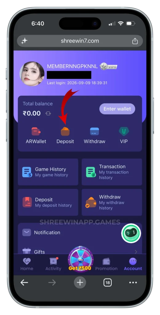 DEPOSIT-SHREE-WIN