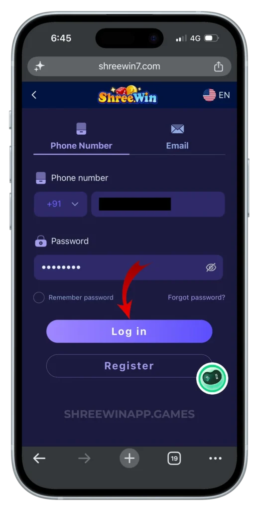 LOGIN-SHREE-WIN